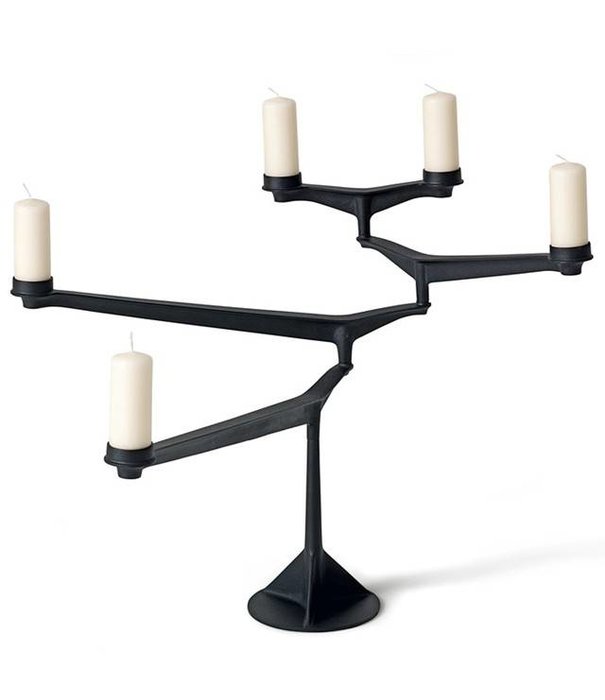 Tom Dixon  Tom Dixon - Spin candelabra black L105