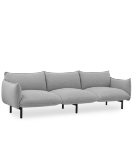 Normann Copenhagen - Ark Modular 3-seater Sofa Hallingdal 123 - black base