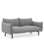 Normann Copenhagen - Ark Modular 2-seater Sofa Steelcut Trio - black base