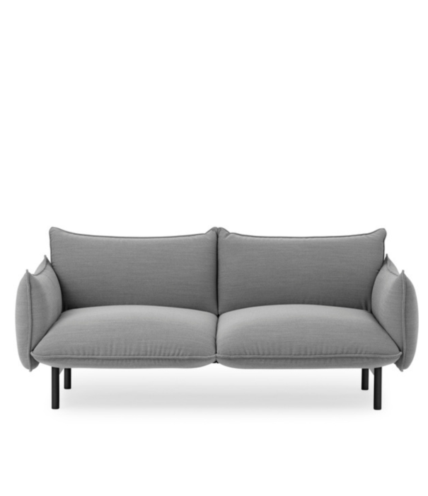 Normann Copenhagen  Normann Copenhagen - Ark Modular 2-seater Sofa Steelcut Trio - black base