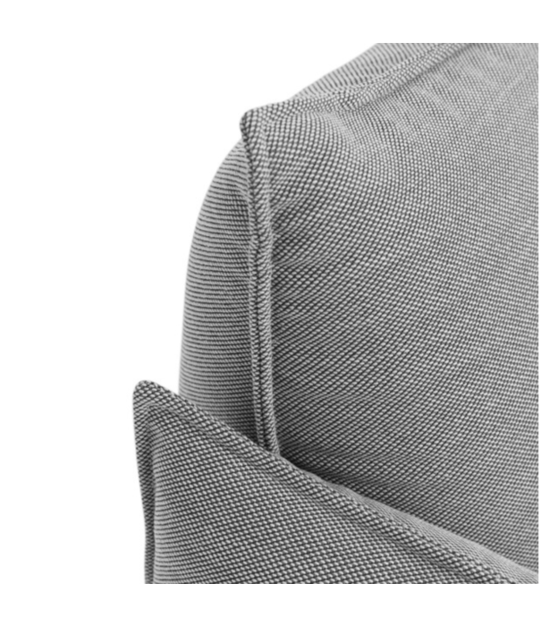 Normann Copenhagen  Normann Copenhagen - Ark armchair Canvas grey - black base