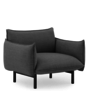 Normann Copenhagen - Ark armchair Canvas grey - black base