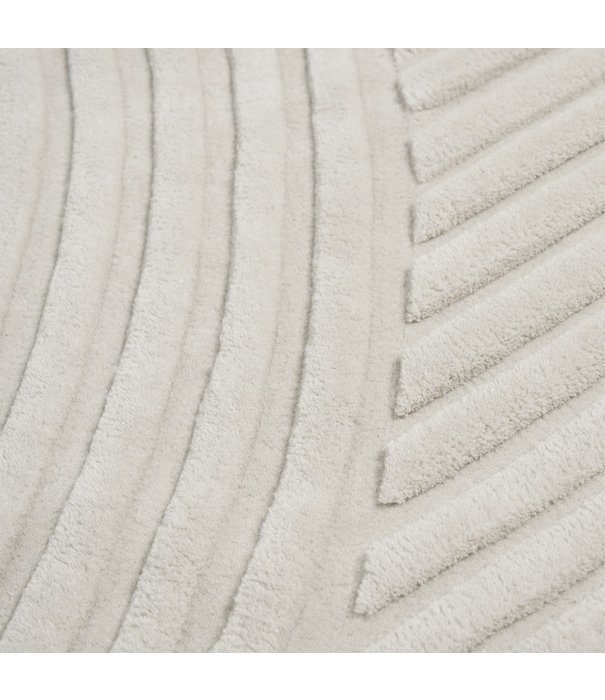 Muuto  Muuto - Relevo rug off-white wool