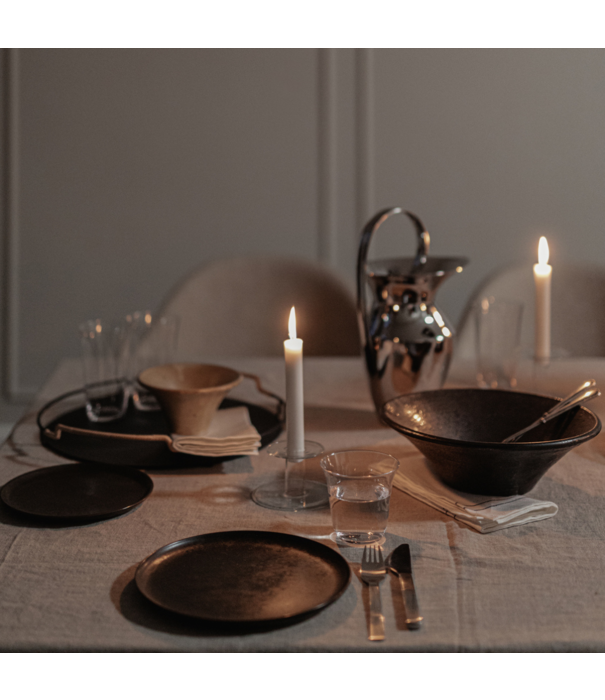 Audo Audo - Abacus candle holder clear glass