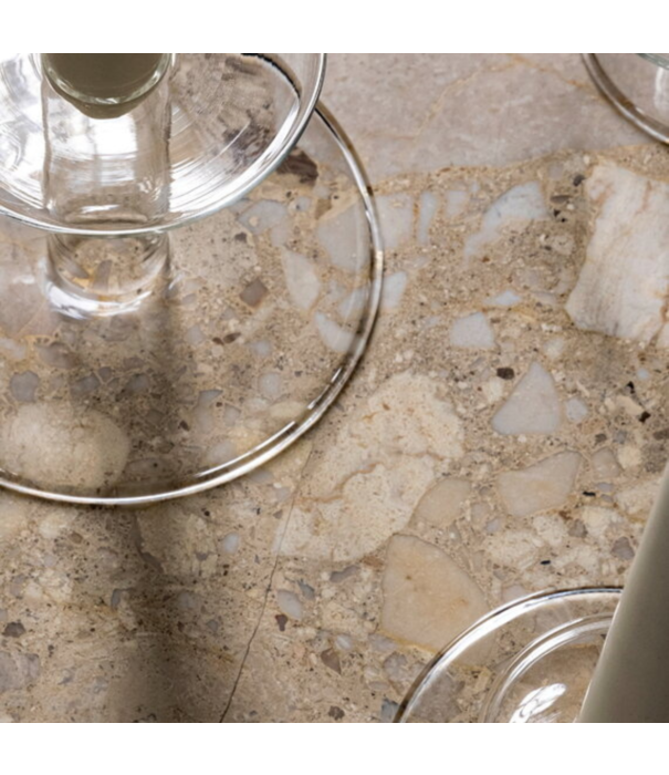 Audo Audo - Abacus candle holder clear glass