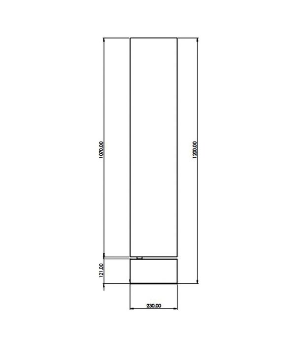 Gubi  Gubi - Unbound Floor Lamp H120 cm.