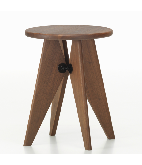 Vitra  Vitra Tabouret Bois Kruk Amerikaans walnoot