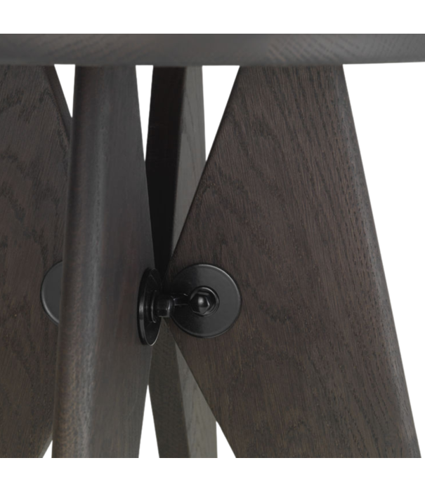 Vitra  Vitra Tabouret Bois Stool solid dark oak