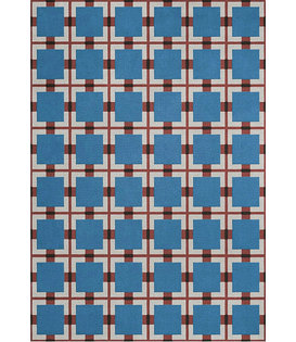 Layered Evelina Kroon Berry Rain Rug