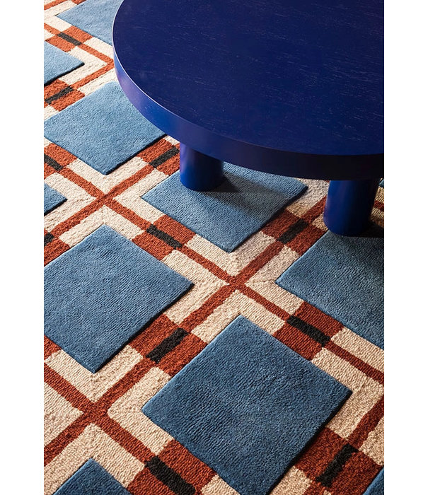 Layered  Layered Evelina Kroon Berry Rain Wol Vloerkleed