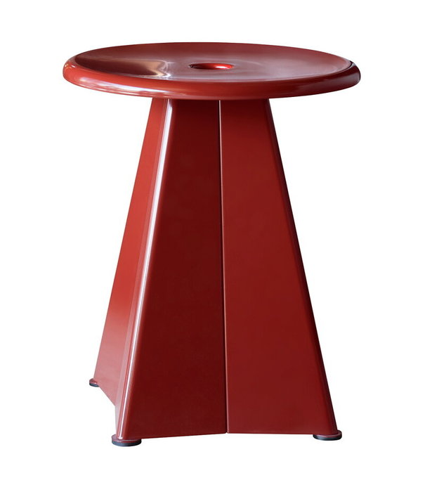 Vitra  Vitra - Tabouret Métallique stool, Prouvé Japanese red