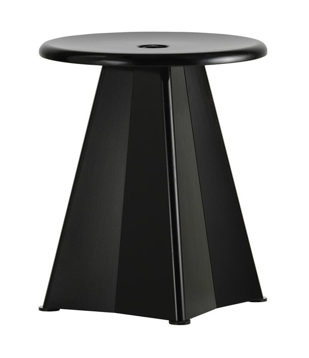 Vitra  Vitra - Tabouret Métallique kruk, diep zwart