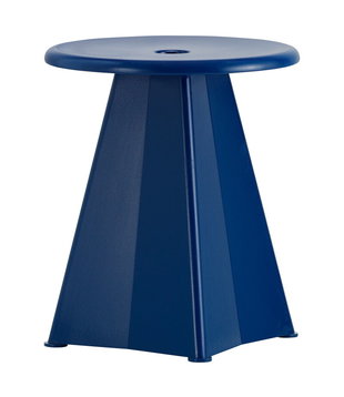 Vitra - Tabouret Métallique kruk blauw