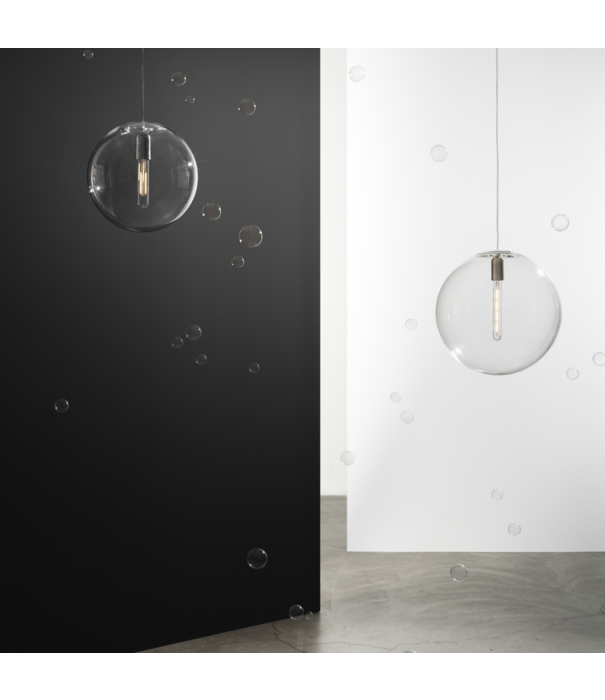 Design House Stockholm  Design House Stockholm - Luna medium clear pendant