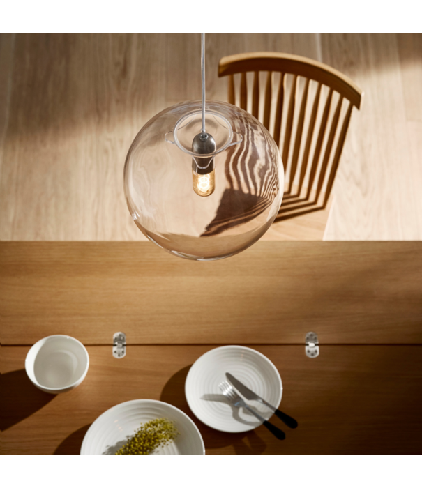 Design House Stockholm  Design House Stockholm - Luna medium clear pendant