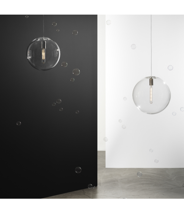 Design House Stockholm  Design House Stockholm - Luna Clear large pendant Ø40