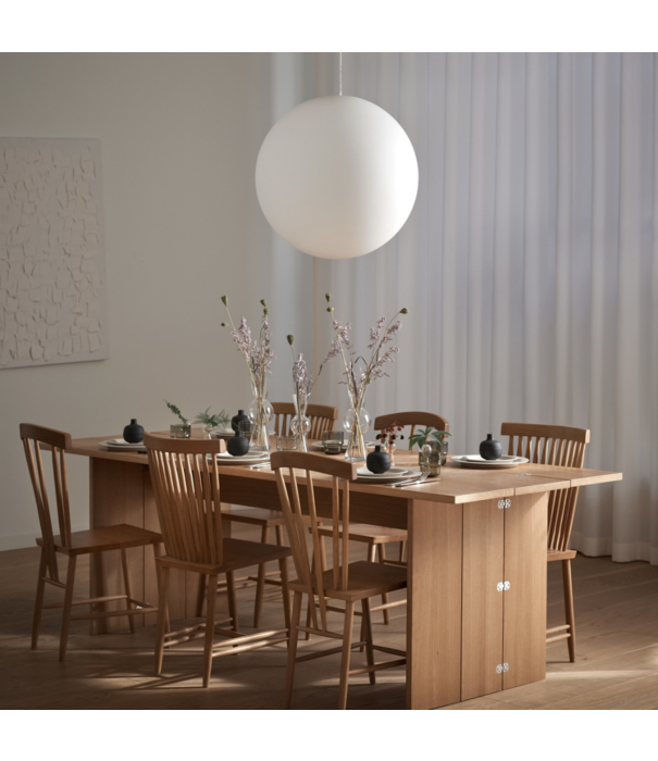 Design House Stockholm  Design House Stockholm - Luna XL hanglamp wit Ø60