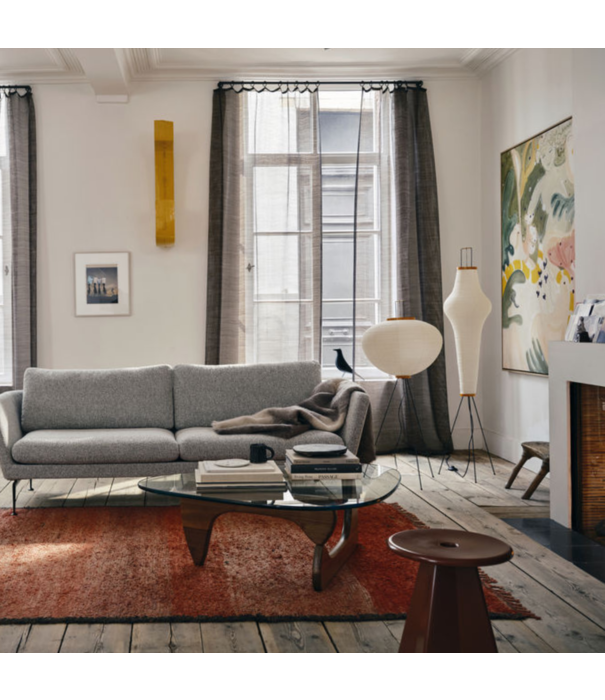 Vitra  Vitra Tabouret Métallique Kruk Prouve Bleu Marcoule