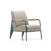 Vitra Fauteuil de Salon armstoel -Leer Sand 71