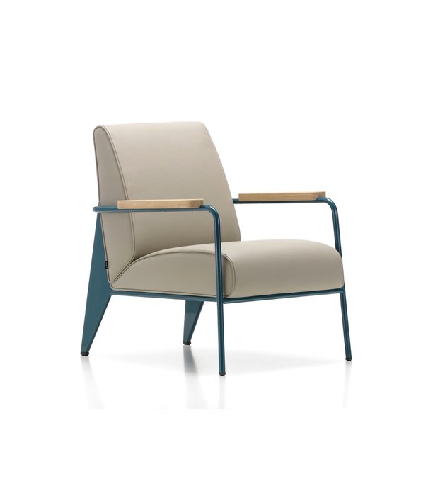 Vitra  Vitra Fauteuil de Salon armstoel -Leer Sand 71