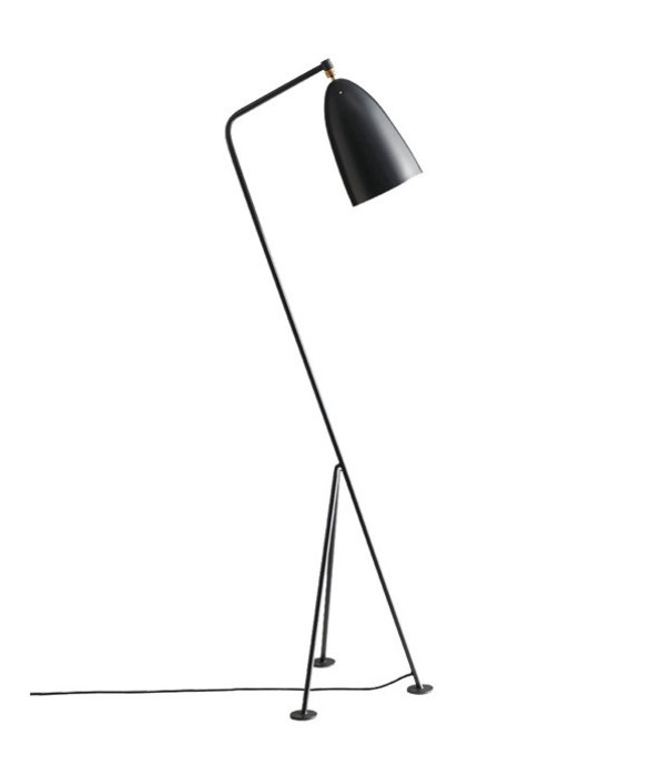 Gubi   Gubi -  Gräshoppa floor lamp - aluminium anthracite grey