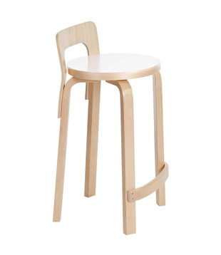 Artek - High Chair K65 - seat white laminate