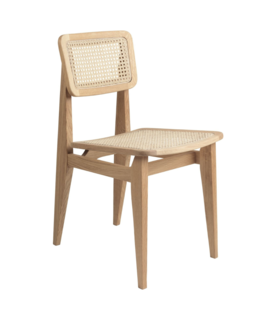 Gubi C-Chair Dining Chair French cane