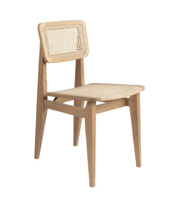 Gubi  Gubi - C-Chair wood - French cane