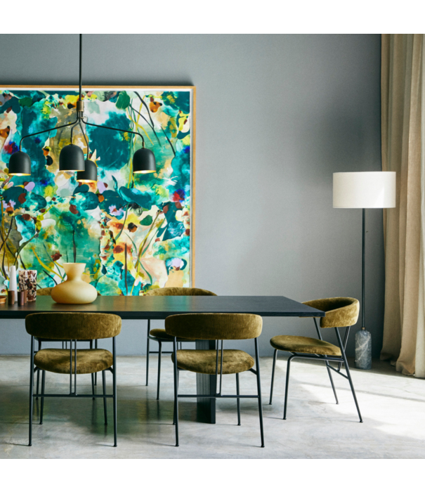 Gubi  Gubi Private Dining Table brown/black ash