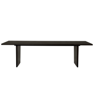 Gubi Private Eettafel bruin/zwart essen 260cm