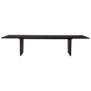 Gubi - Private Dining Table brown/black ash