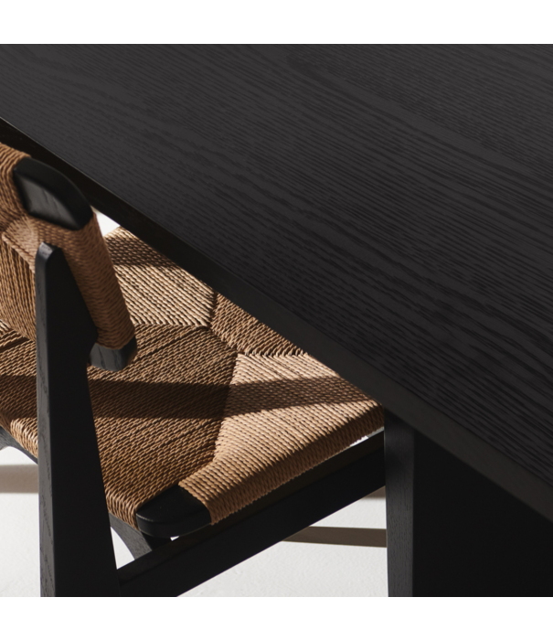 Gubi  Gubi - Private Dining Table brown/black ash