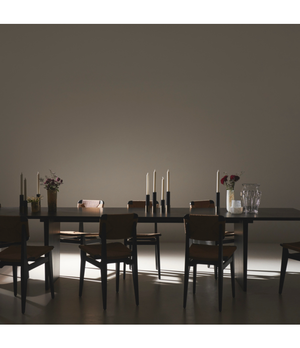 Gubi  Gubi - Private Dining Table brown/black ash