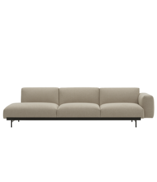In Situ 3-zits Bank combinatie 2, Ecriture 240 sand