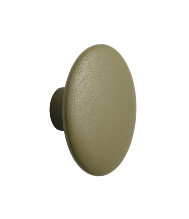 Muuto The Dots Wall Hook brown-green