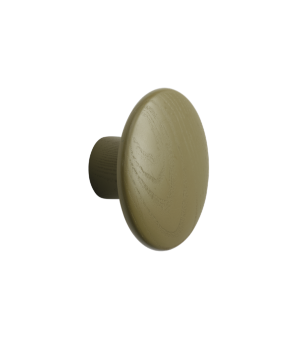 Muuto The Dots Wall Hook brown-green