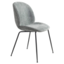Beetle chair upholstered Dedar Belsuede  - base black