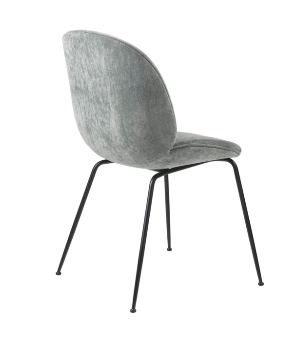 Gubi  Gubi Beetle Dining Chair Belsuede grey, base black