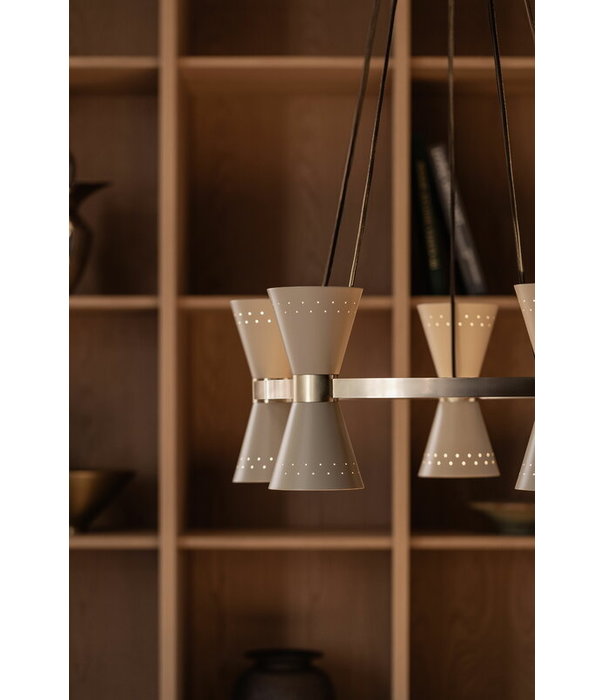 Audo Audo - Collector Chandelier 5 hanglamp creme Ø66,5