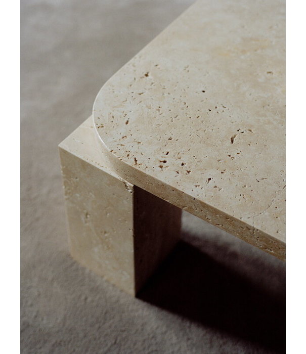 New Works  New Works -Atlas salontafel, 60 x 60 cm natuur steen