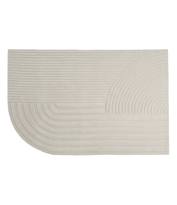 Muuto  Muuto - Relevo rug off-white wool