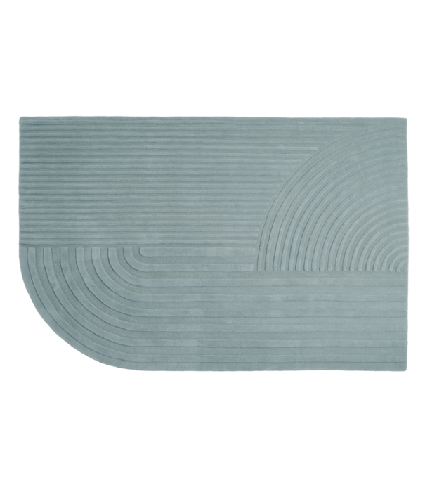 Muuto  Muuto - Relevo rug sage green wool