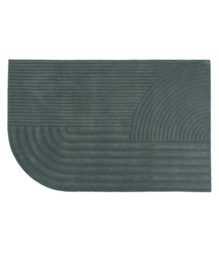 Muuto - Relevo rug dark green