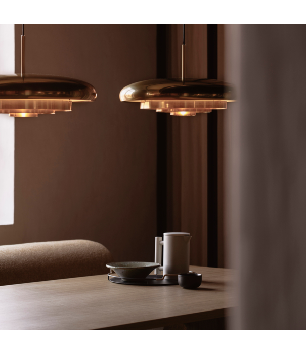 Audo Resonant hanglamp, messing