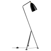 Gubi -   Gräshoppa vloerlamp glossy black