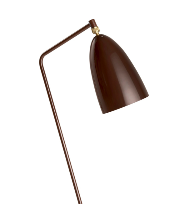 Gubi  Gubi - Gräshoppa floor lamp glossy walnut brown