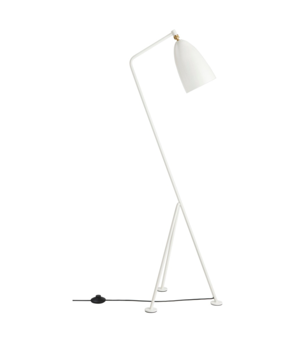 Gubi  Gubi -   Grasshopper vloerlamp - alabaster white, kiiltävä