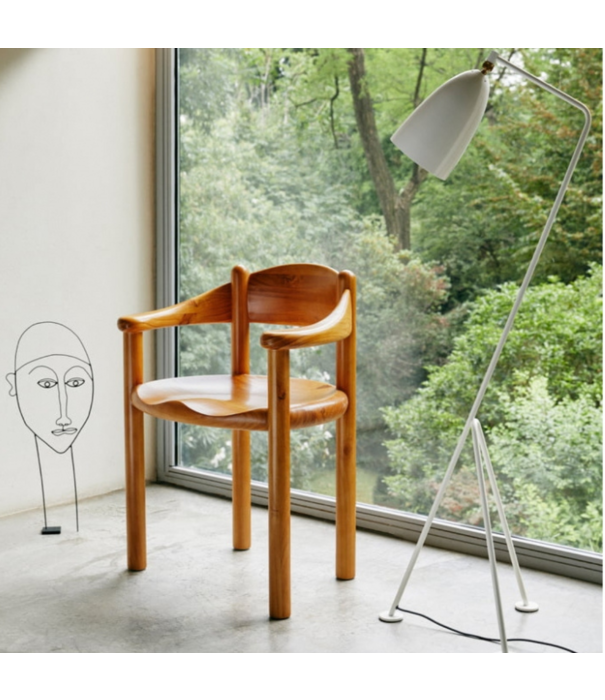 Gubi  Grossman Collection,   Gräshoppa Floor Lamp alabaster white glossy