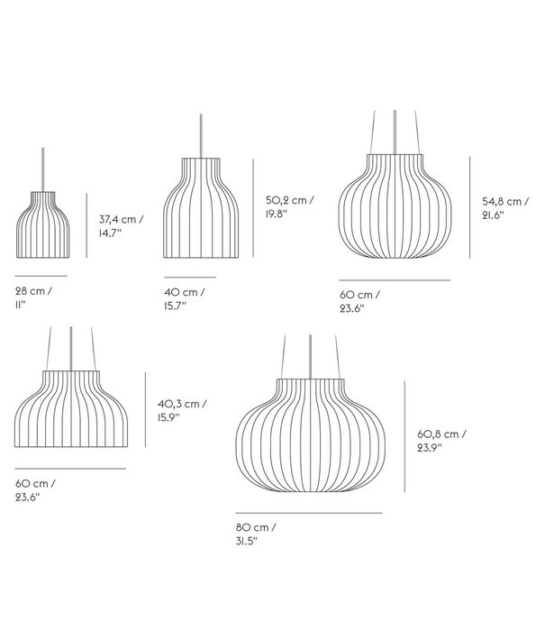 Muuto  Muuto - Strand closed pendant lamp Ø80