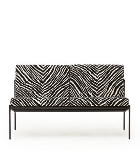 Artek - Kiki 2-seater Sofa - zebra upholstery